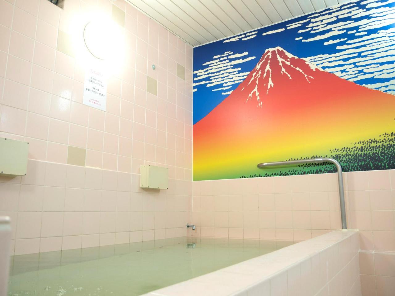 Capsule Hotel Hatagoya Tokió Kültér fotó